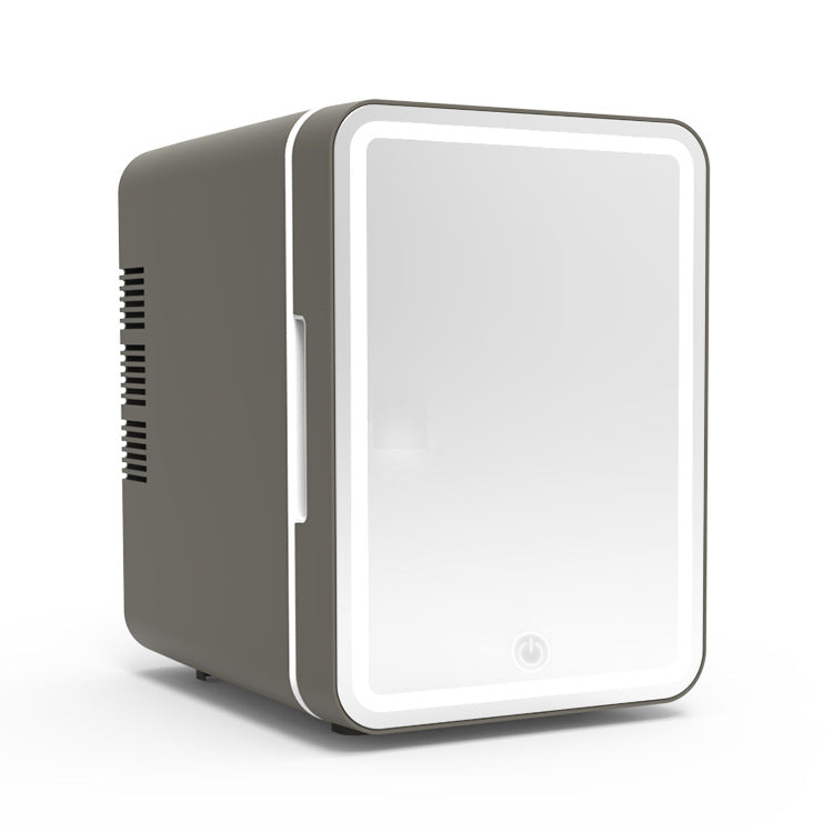 Mini Fridge With Dimmable LED Light Mirror