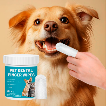 Pet Eye and Dental Finger Wipes