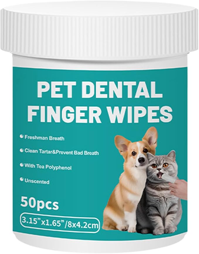 Pet Eye and Dental Finger Wipes