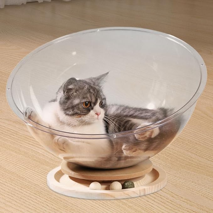 Space Capsule Cat Bed