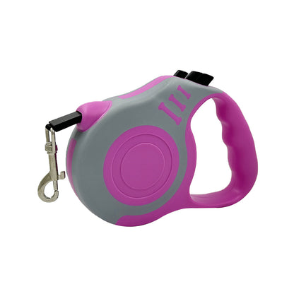 Automatic Retractable Dog Leash – 3M/5M Nylon Pet Walking Leash with Bone-Design Handle (Coffee)