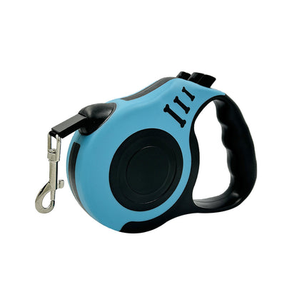 Automatic Retractable Dog Leash – 3M/5M Nylon Pet Walking Leash with Bone-Design Handle (Coffee)