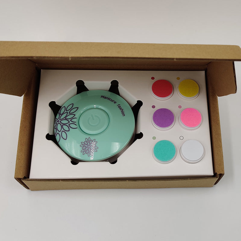 Karina Rose Red Electric Nail Polisher – Adult 3 Grinding Heads | Gentle Baby & Women’s Manicure Tool