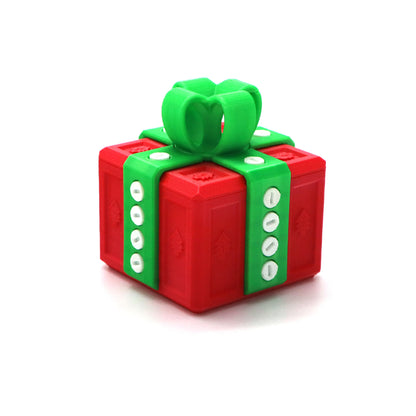 Annoying Gift Box 6 cm – Funny 3D-Printed Christmas Prank Gift and Novelty Toy in Red and Blue