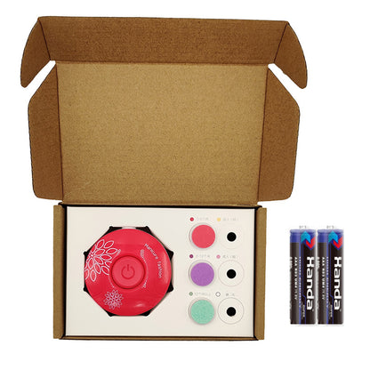 Karina Rose Red Electric Nail Polisher – Adult 3 Grinding Heads | Gentle Baby & Women’s Manicure Tool