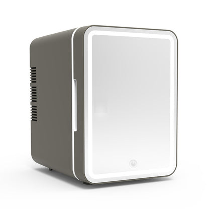 Mini Fridge With Dimmable LED Light Mirror