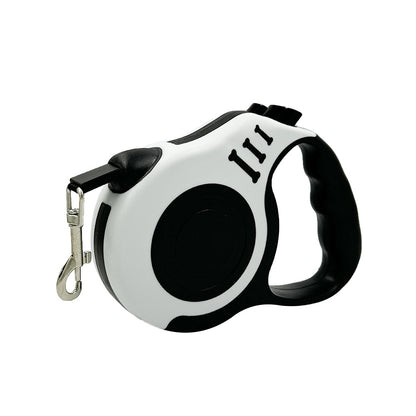 Automatic Retractable Dog Leash – 3M/5M Nylon Pet Walking Leash with Bone-Design Handle (Coffee)