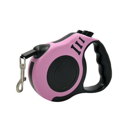 Automatic Retractable Dog Leash – 3M/5M Nylon Pet Walking Leash with Bone-Design Handle (Coffee)