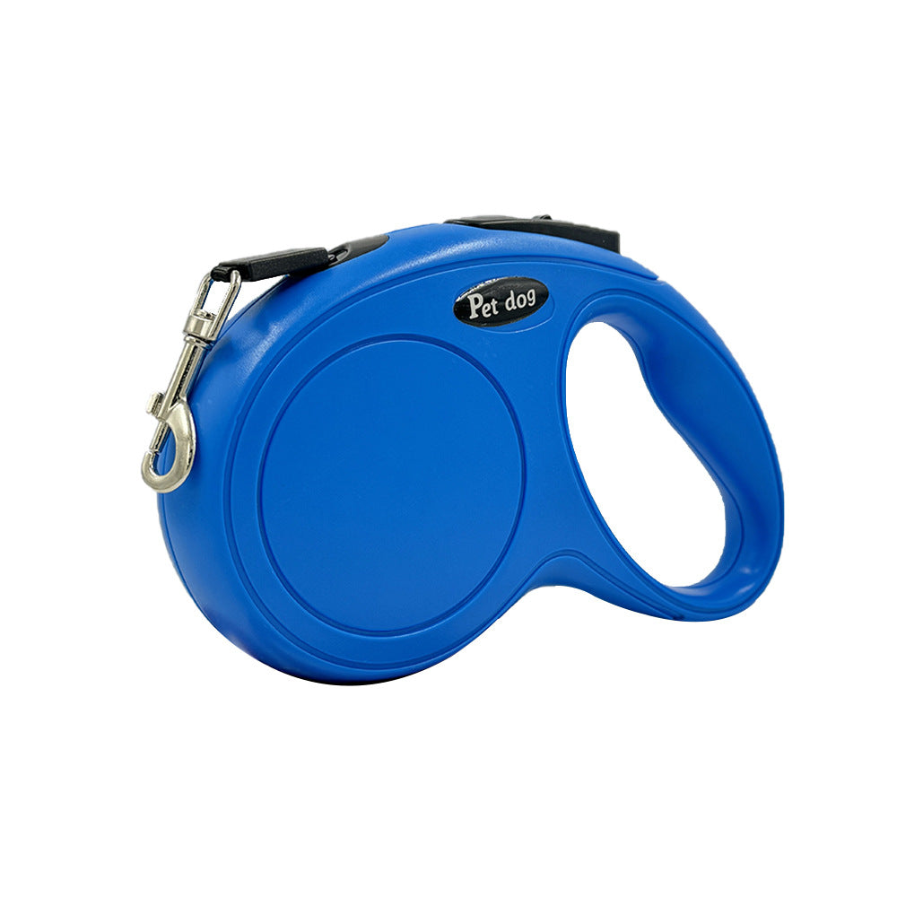 Automatic Retractable Dog Leash – 3M/5M Nylon Pet Walking Leash with Bone-Design Handle (Coffee)