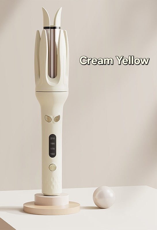 Fully Automatic Rotating Hair Curler – Large Wave Negative-Ion Curling Iron for Long-Lasting Curls and Hair Styling