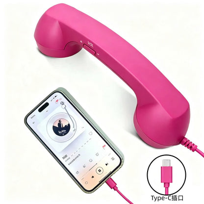 Type-C Retro Telephone Handset