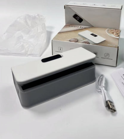 Mini Automatic Heat Sealer – Portable Home Bag Sealer for Snacks, Biscuits & Food Storage