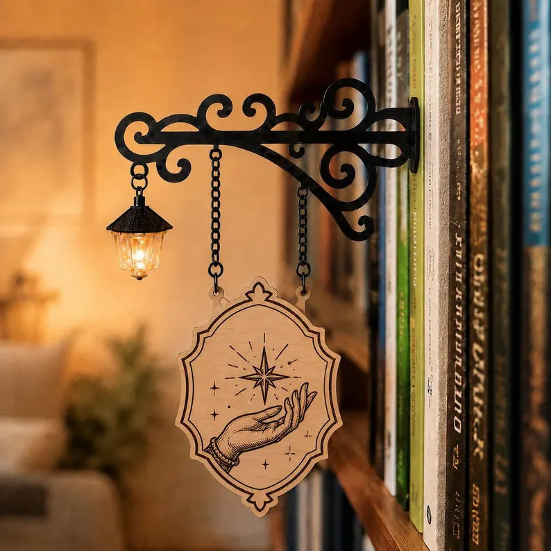 New cross-border product: Library Lantern-Decorative Bookshelf Lighting