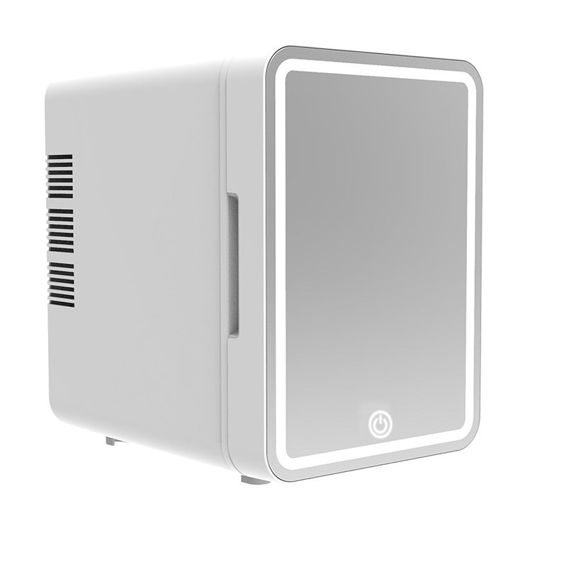 Mini Fridge With Dimmable LED Light Mirror
