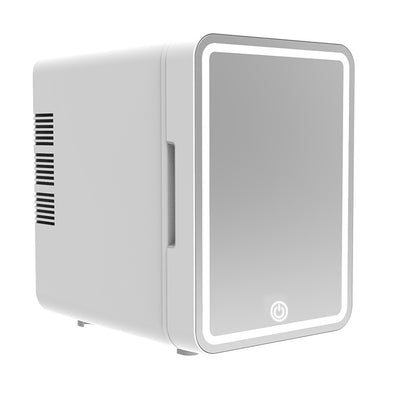 Mini Fridge With Dimmable LED Light Mirror