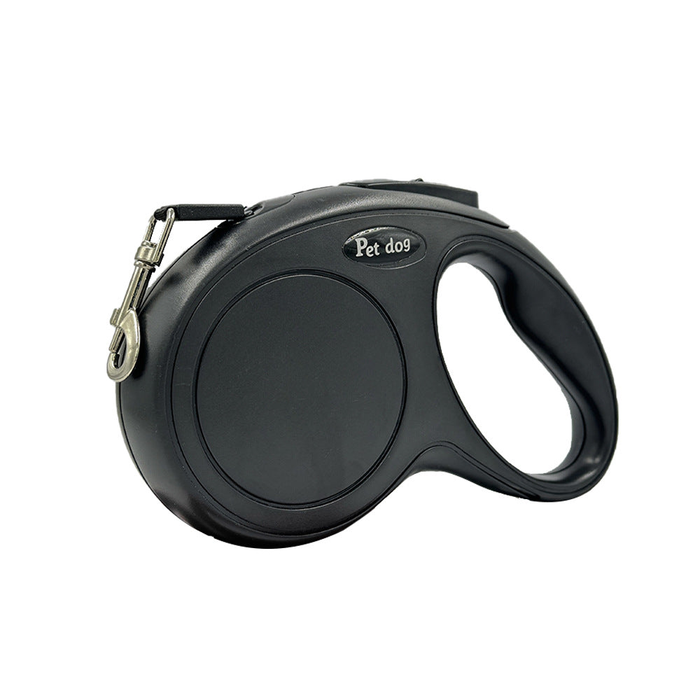 Automatic Retractable Dog Leash – 3M/5M Nylon Pet Walking Leash with Bone-Design Handle (Coffee)